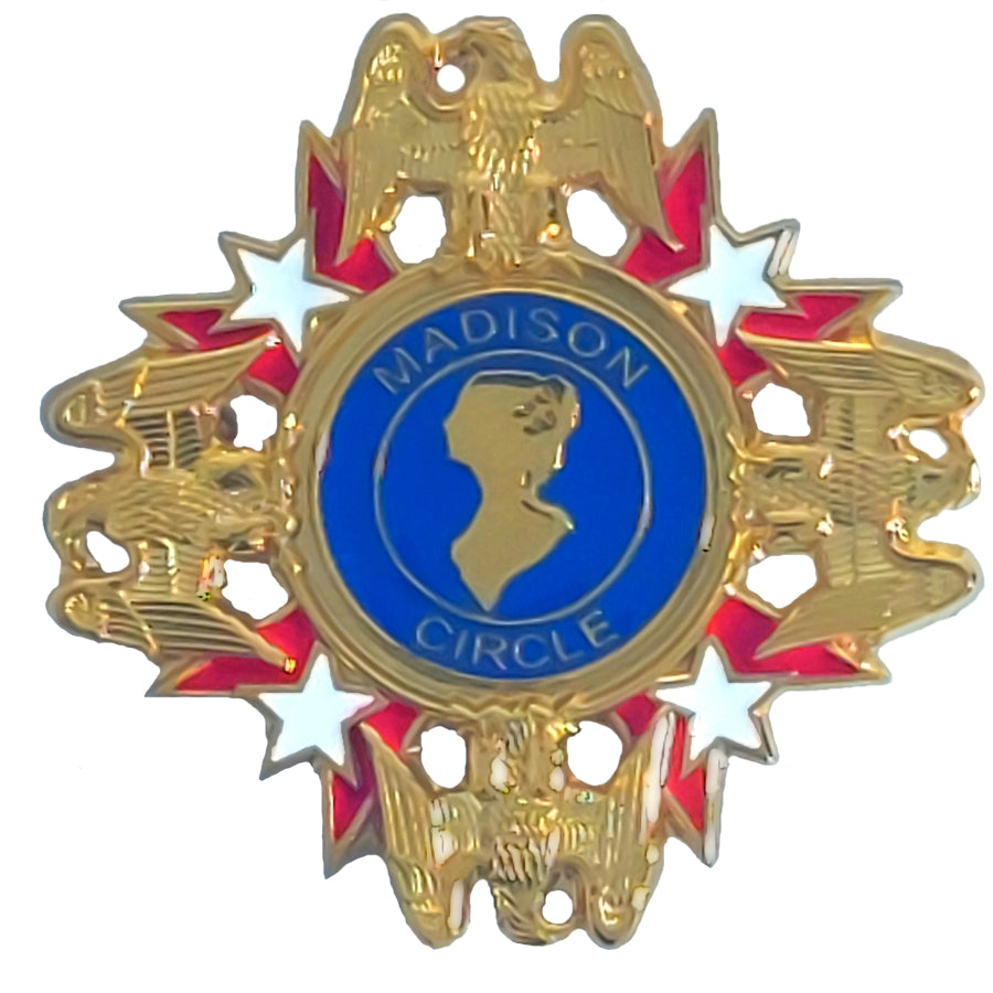 1812 Madison Circle Pin