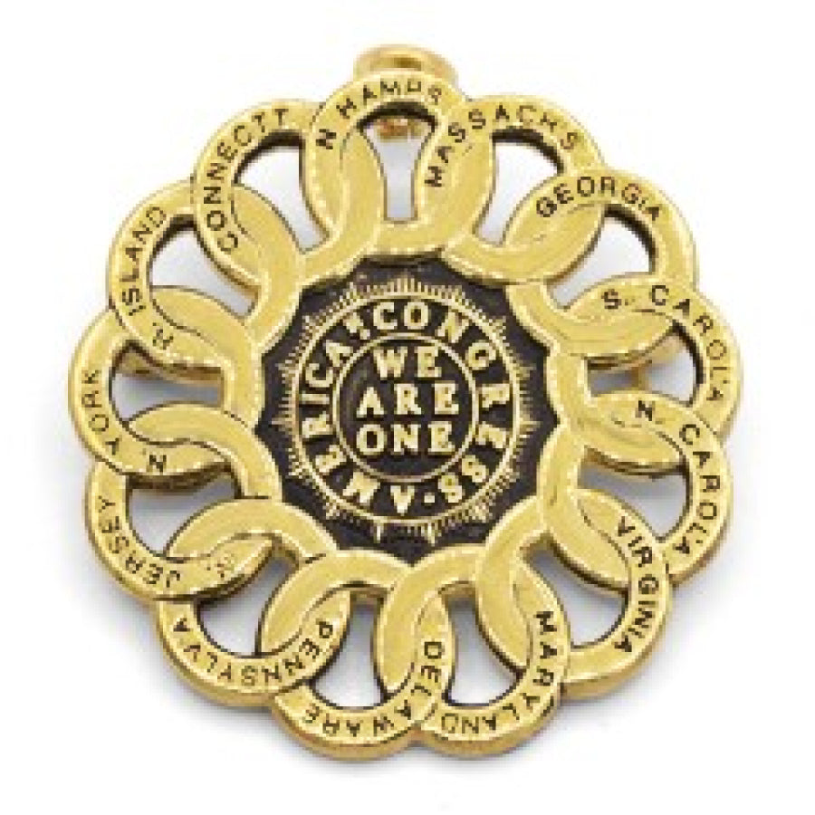 CHAIN OF STATES PIN/PENDANT