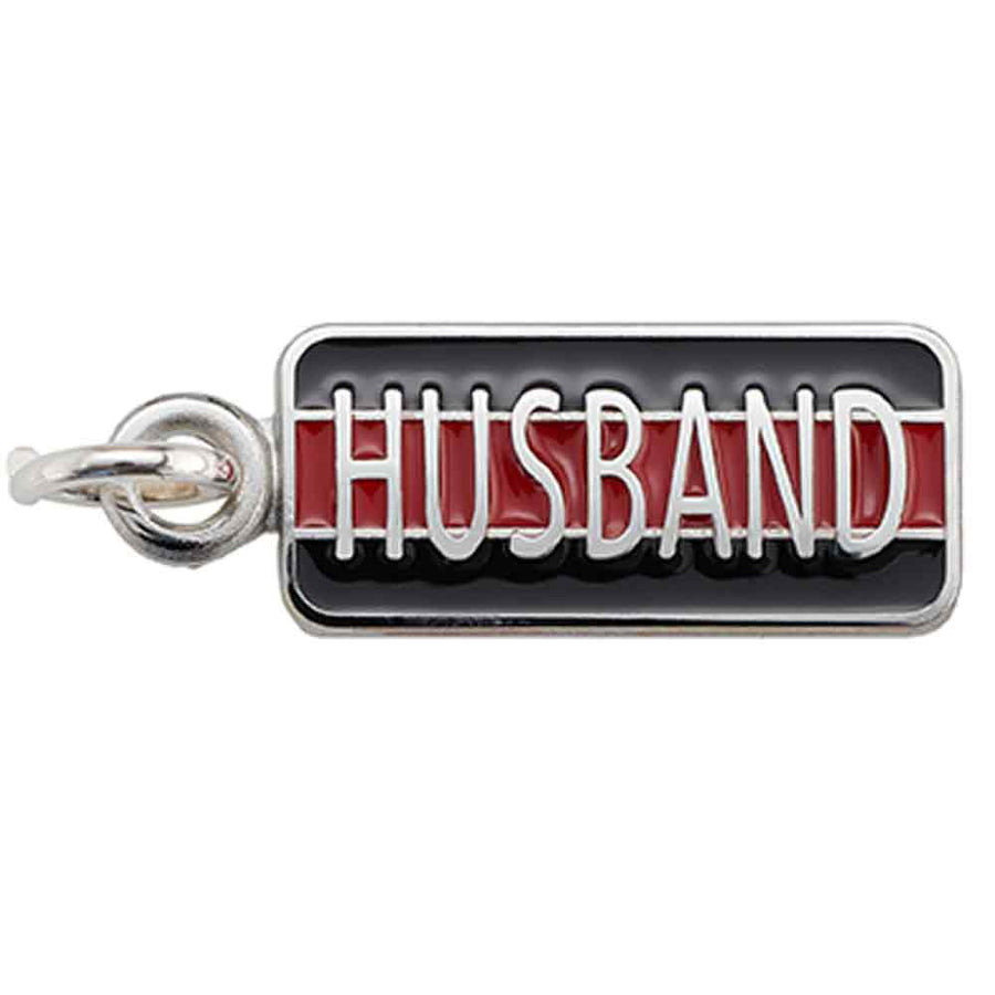 Thin Red Line Husband Charm
