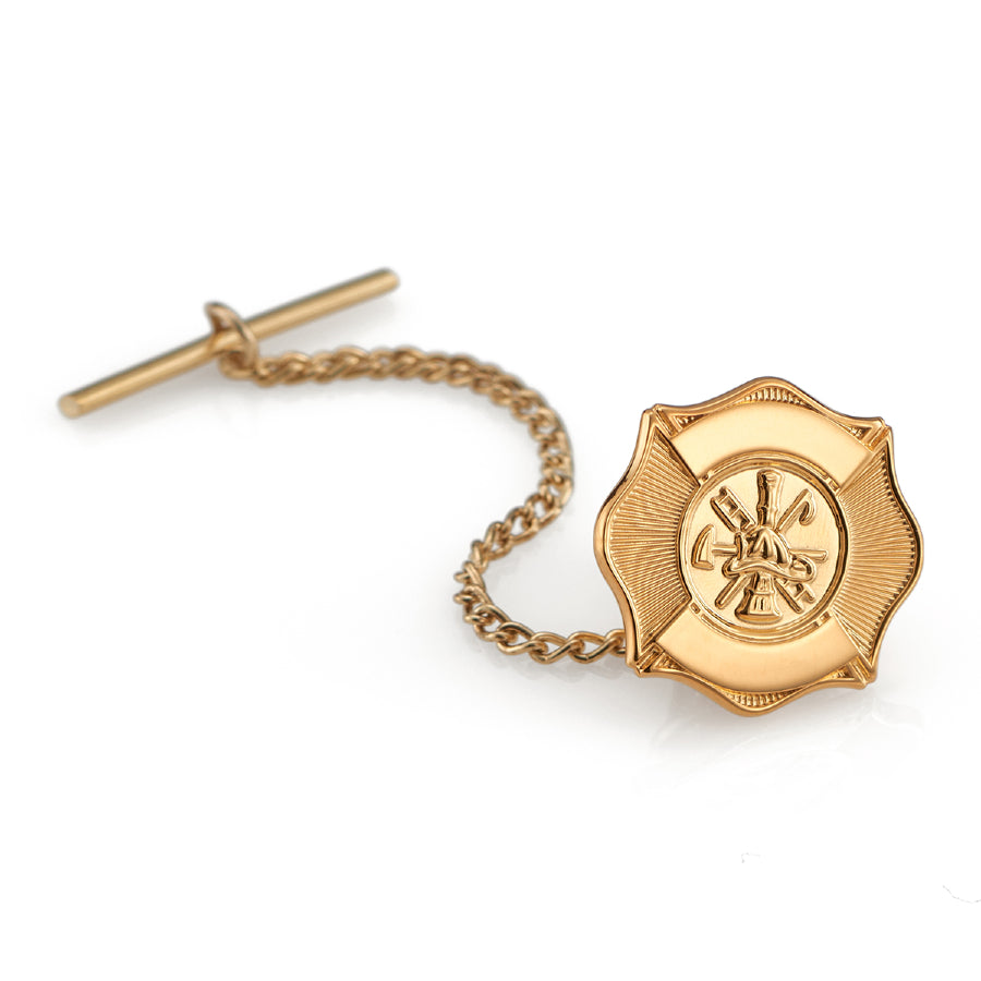 Fire Badge Tie Tac