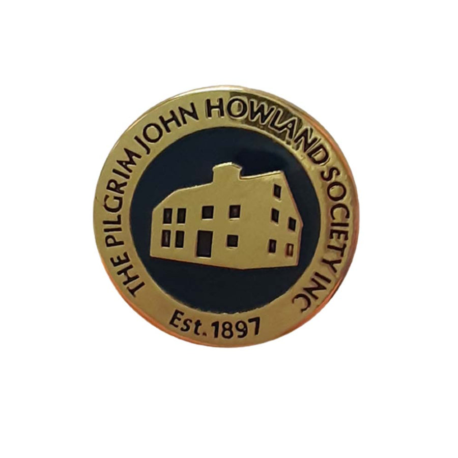 Pilgrim John Howland Lapel Pin Gold-Filled