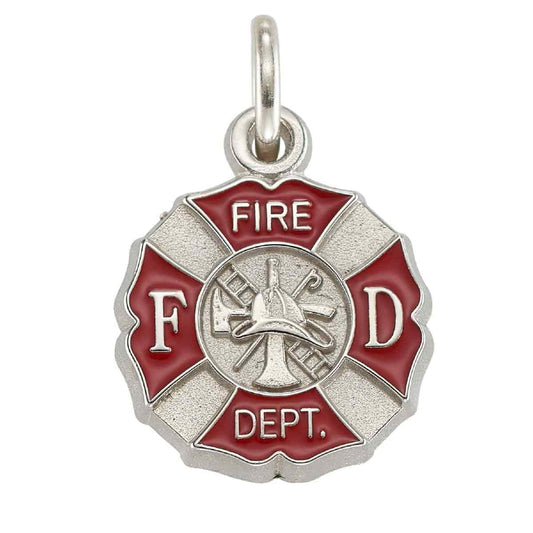 Fire Department Shield Charm