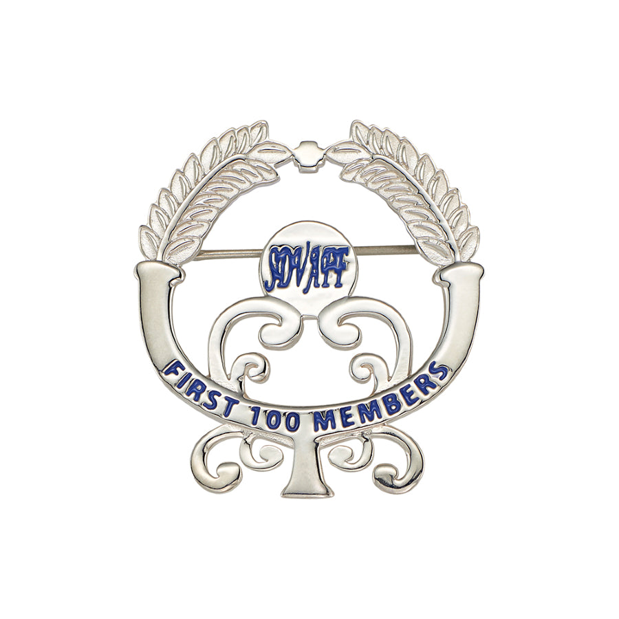 SDVAFF First 100 Members Pin