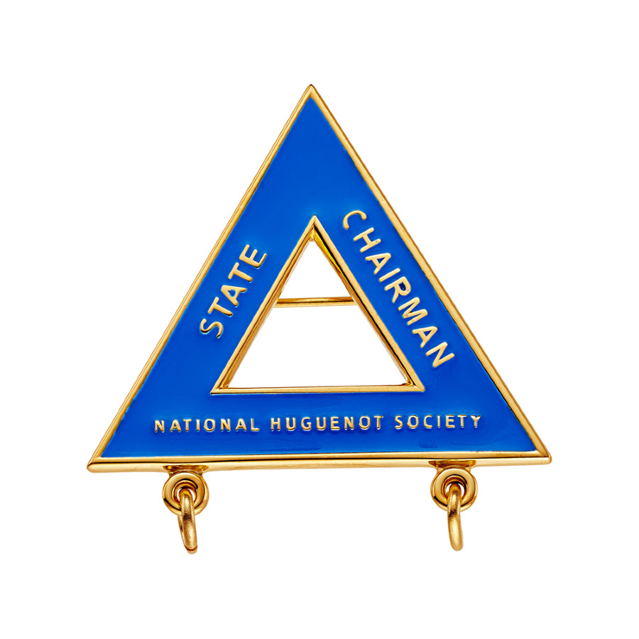 National Huguenot Society State Chairman Pin