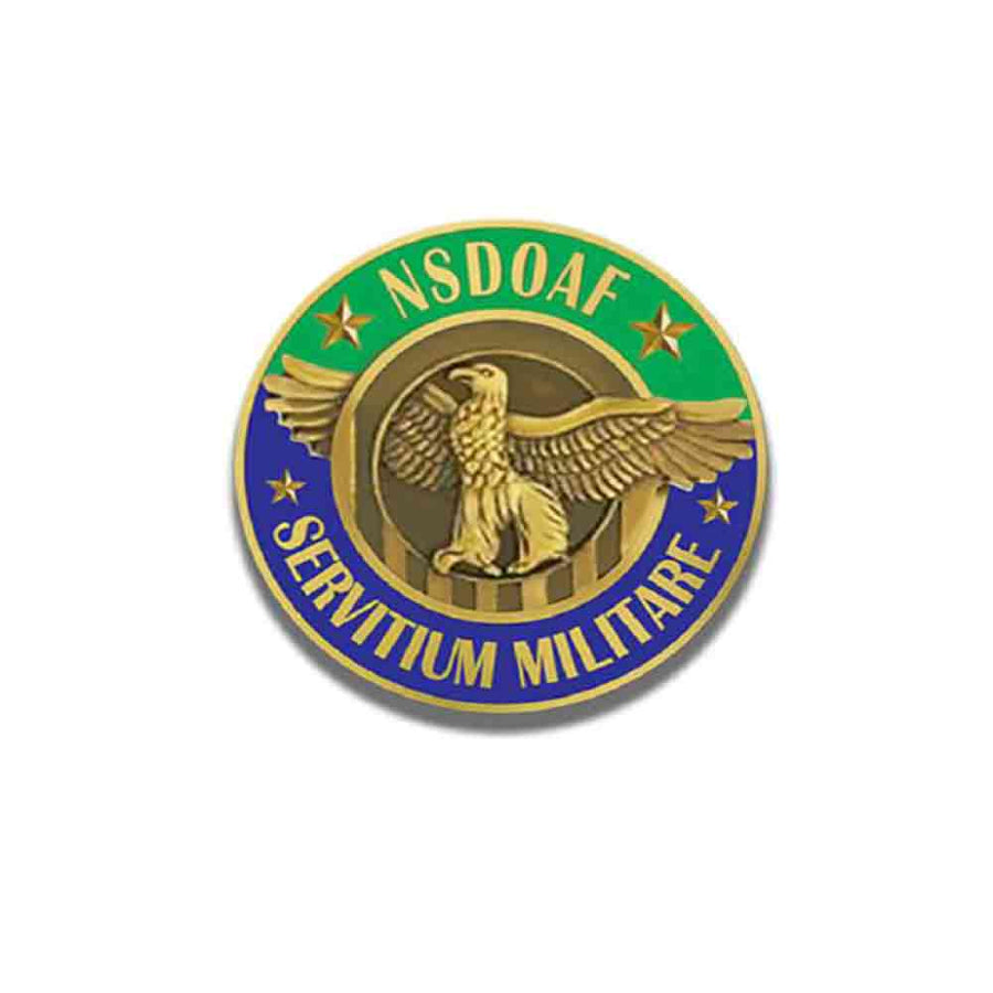 NEW NSDOAF Military Service Pin